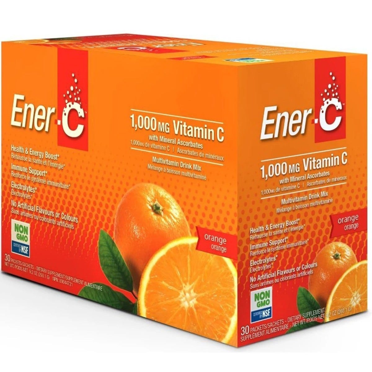 ENER LIFE (Pack of 4) Ener Life Vitamin C Packet Orange 30 Pieces