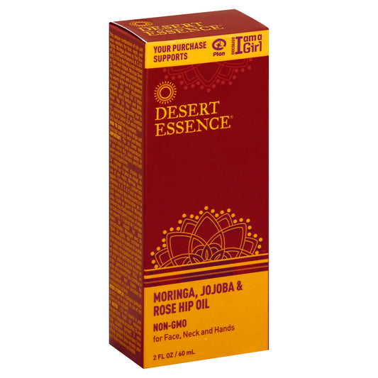 Desert Essence Oil Jojoba & Rose Hip 2 Fl Oz (Pack Of 3)
