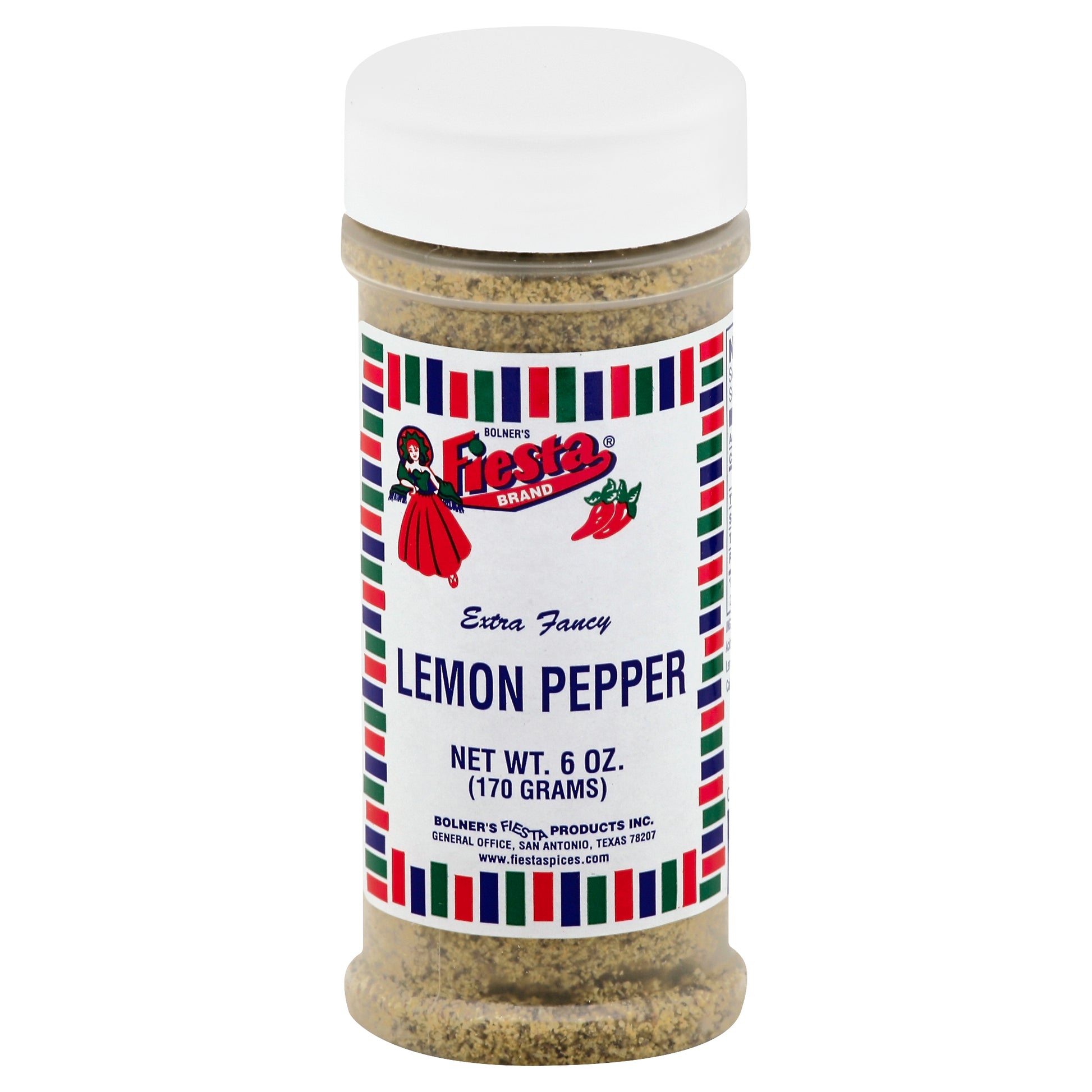Fiesta Seasoning Lemon Pepper 6 oz (Pack Of 6)