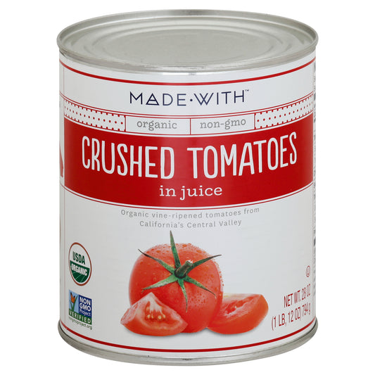 Made With Tomatoes Crushed Organic 28 oz (Pack Of 12)