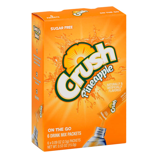 Crush Powder Mix Pineapple 6Pc 0.54 oz (Pack Of 12)