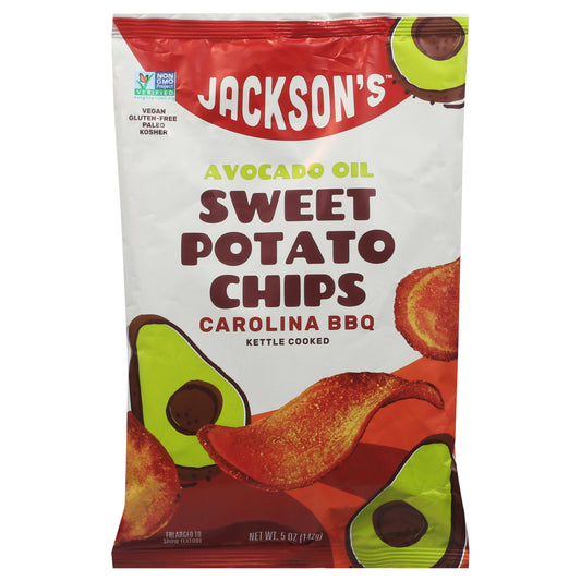 Jacksons Chips Chips Sweet Pot Carolina Barbeque 5 oz (Pack Of 12)