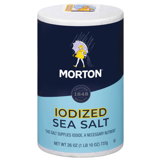 Mortons Sea Salt Iodize All Purpose 26 oz (Pack Of 12)