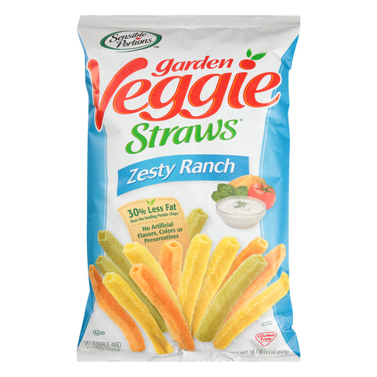 Sensible Portions Straw Veggie Ranch 16 oz (Pack Of 6)