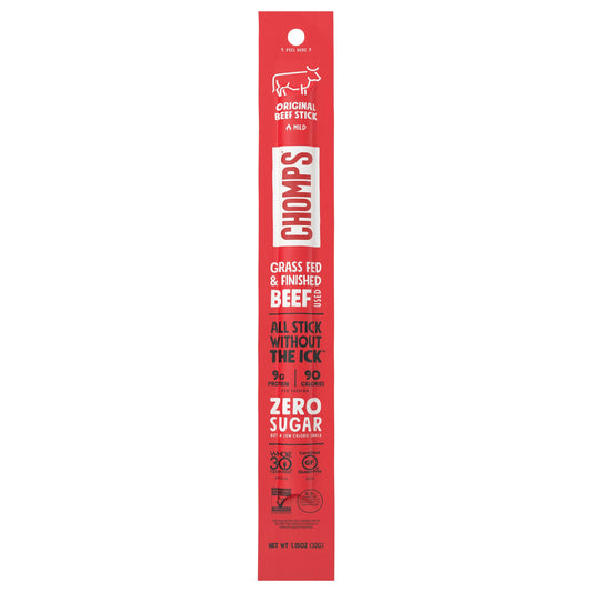 Chomps Beef Stick Original 1.15 Oz Pack of 24