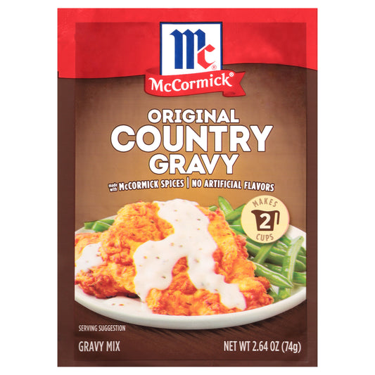 Mc Cormick Spice Gravy Country Original 2.64 oz (Pack Of 8)