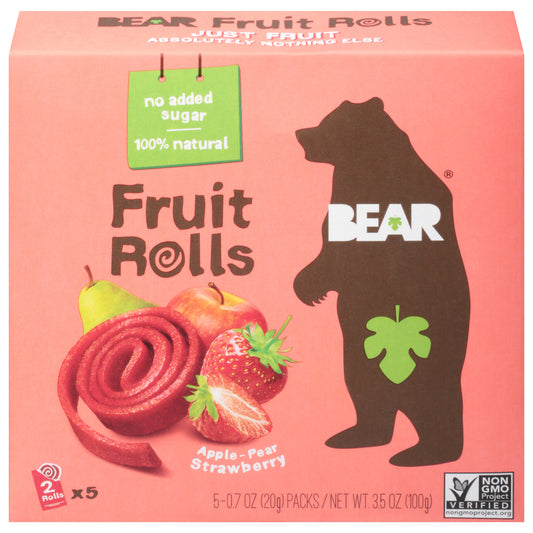 Bear Yoyo Fruit Roll Strawberry Multipack 3.5 oz (Pack Of 6)