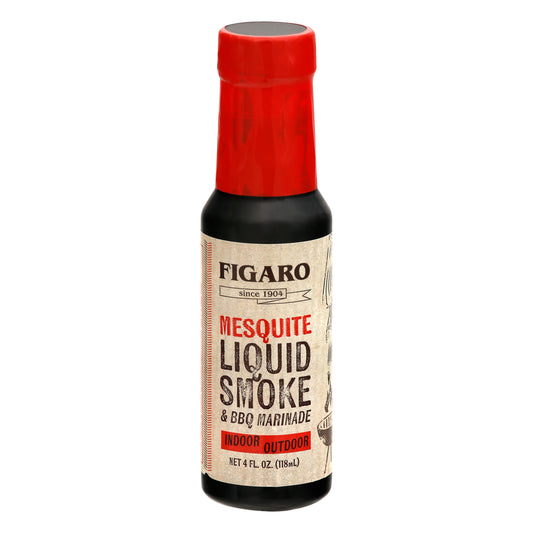 Figaro Liquid Smoke Marinade Mesquite 4 oz (Pack Of 12)