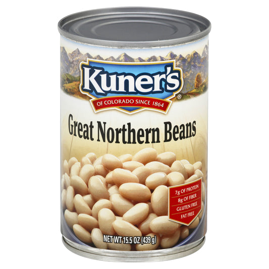Kuners Beans Great Northern 15 oz (Pack Of 12)