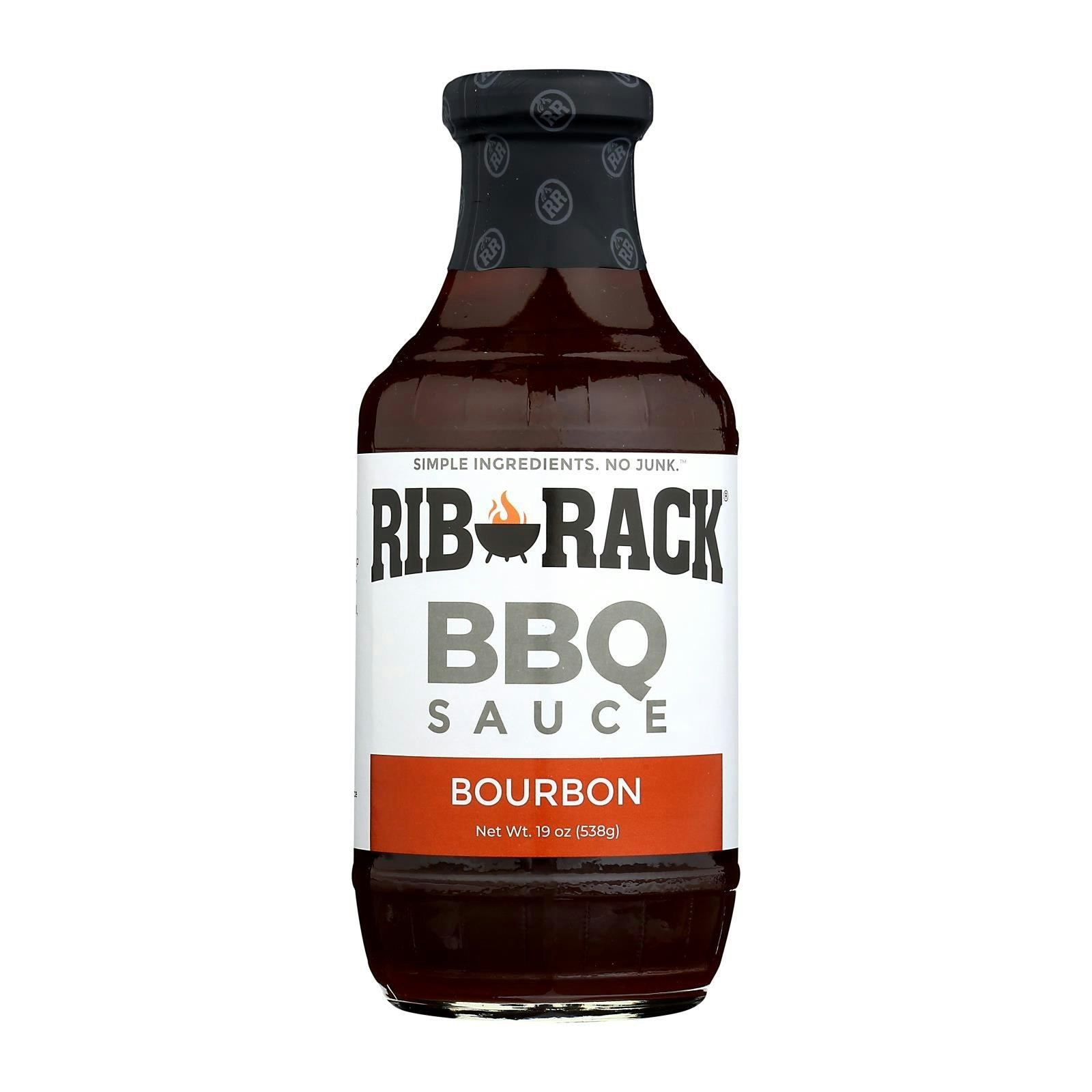 Rib Rack BBQ Sauce - Southern Bourbon 19 oz (Pack of 6)