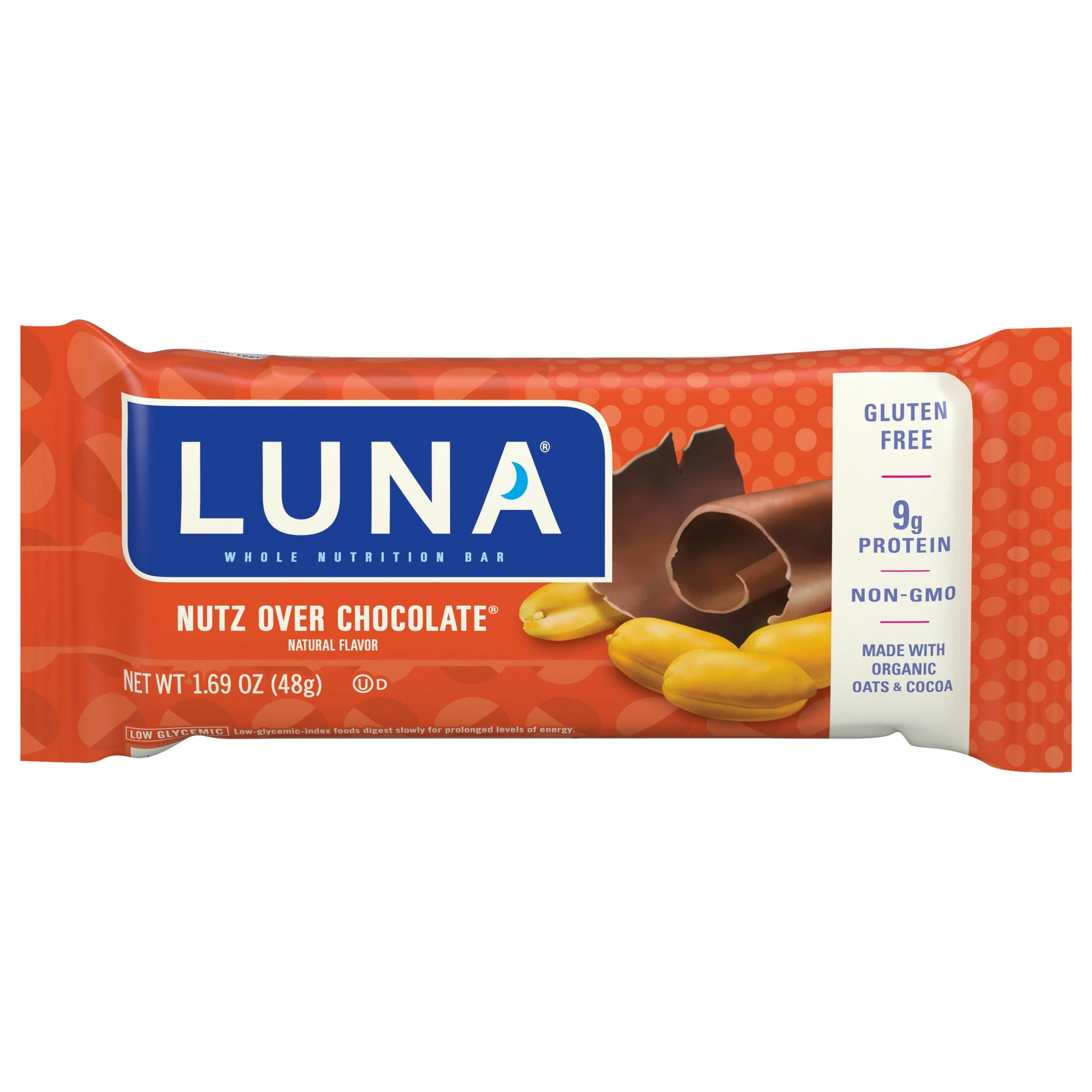 Luna Bar Nutz Chocolate 1.7 Oz Pack of 15