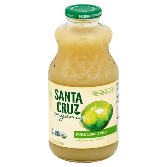 Santa Cruz Juice Lime 32 Fo Pack of 6