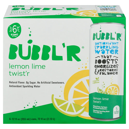 Bubblr Beverage Lemon Lime Twister 72 Fo Pack of 4