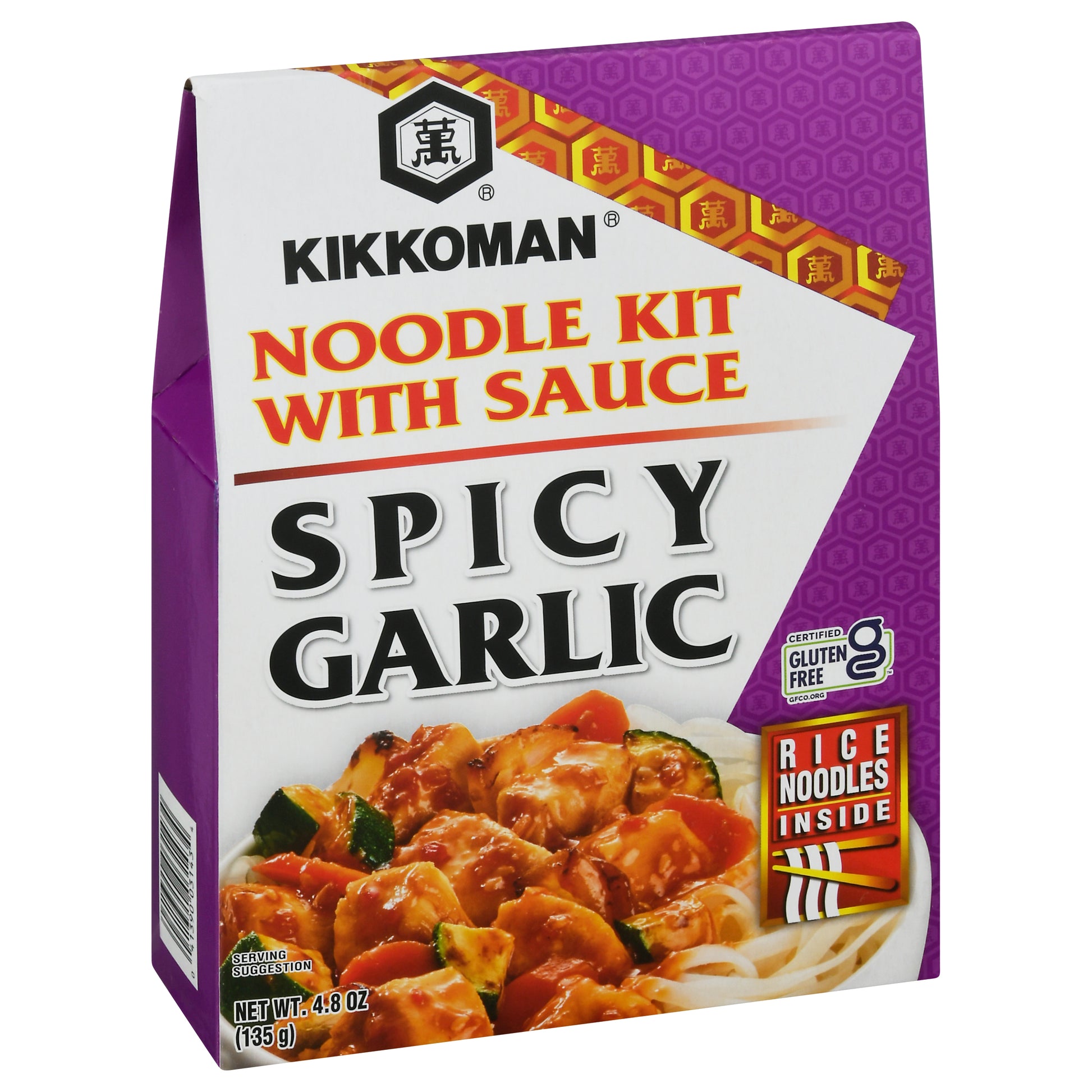 Kikkoman Kit Noodle Spicy Garlic 4.8 oz (Pack Of 6)