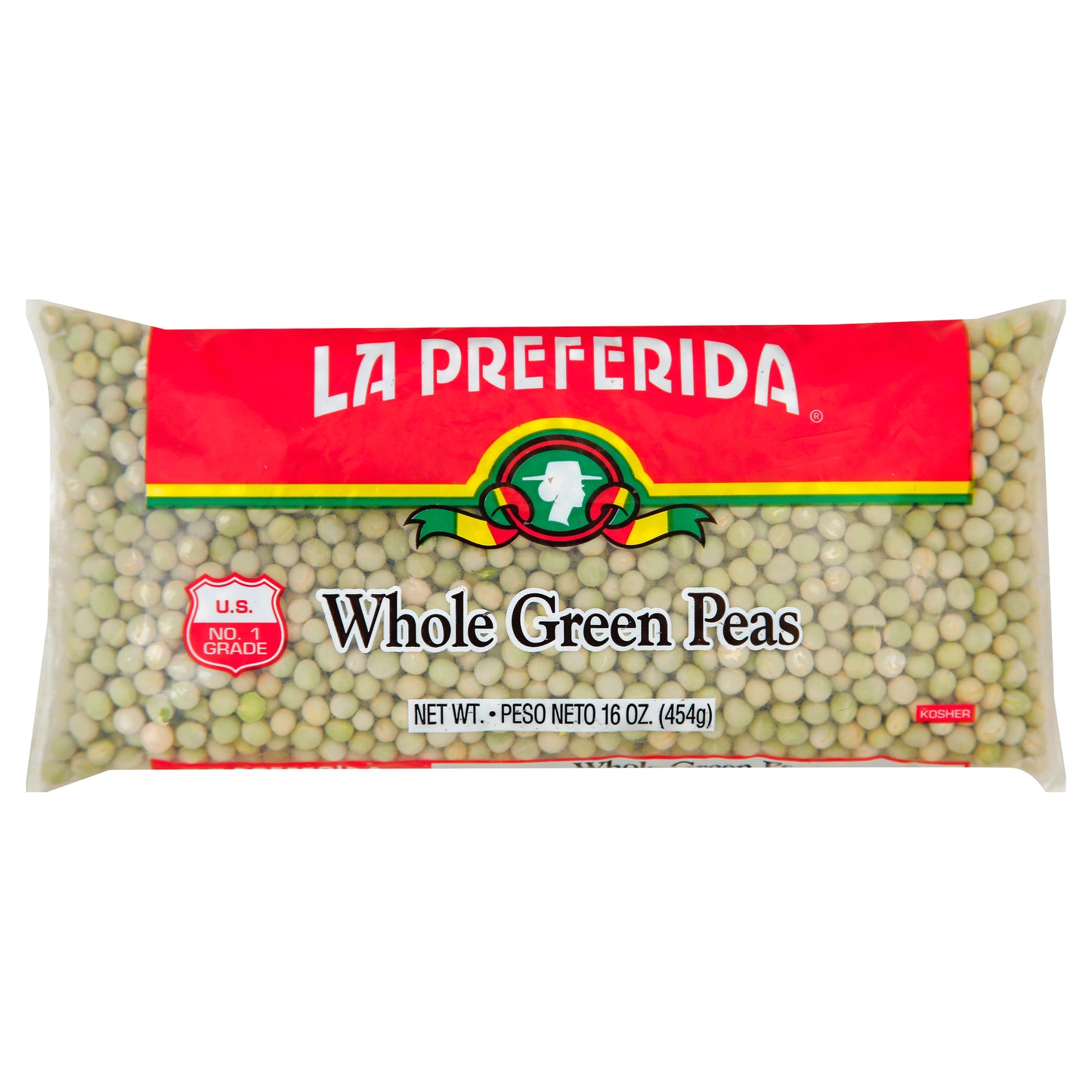 La Preferida Bean Green Pea Whole Polyba 16 oz (Pack Of 24)