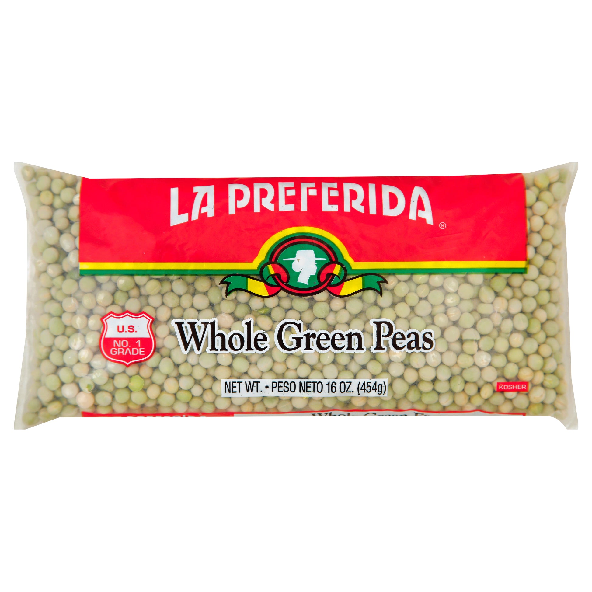 La Preferida Bean Green Pea Whole Polyba 16 oz (Pack Of 24)