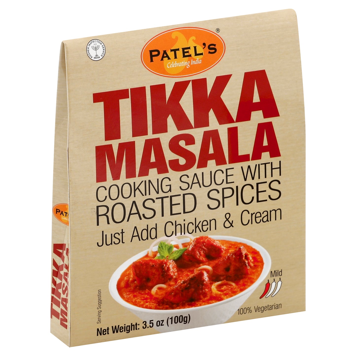 Patel Sauce Tikka Masala With Roasted Spiced 3.53 Oz (Pack Of 6)
