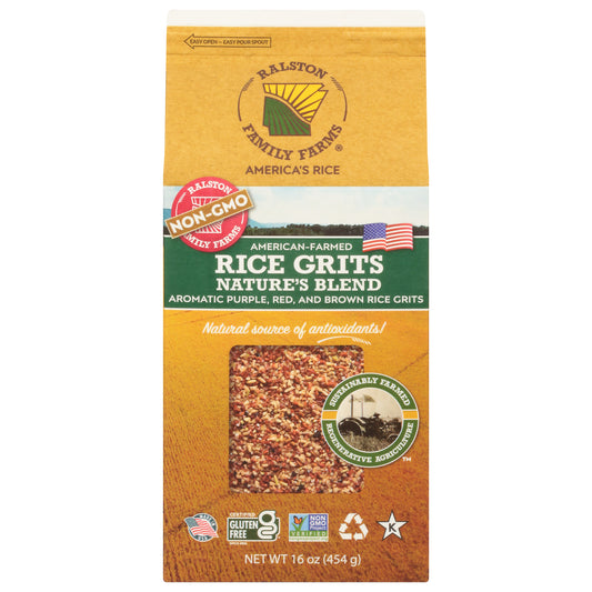 Ralston Family Farms Grits Rice Natures Blend 16 Oz (Pack Of 6)