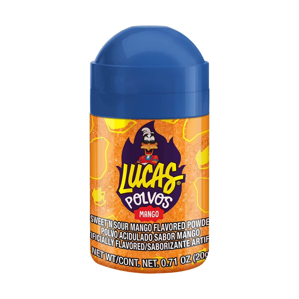 LUCAS (Pack of 110) Lucas Candy Mango Powder 10 Piece Confection 0.71 Oz