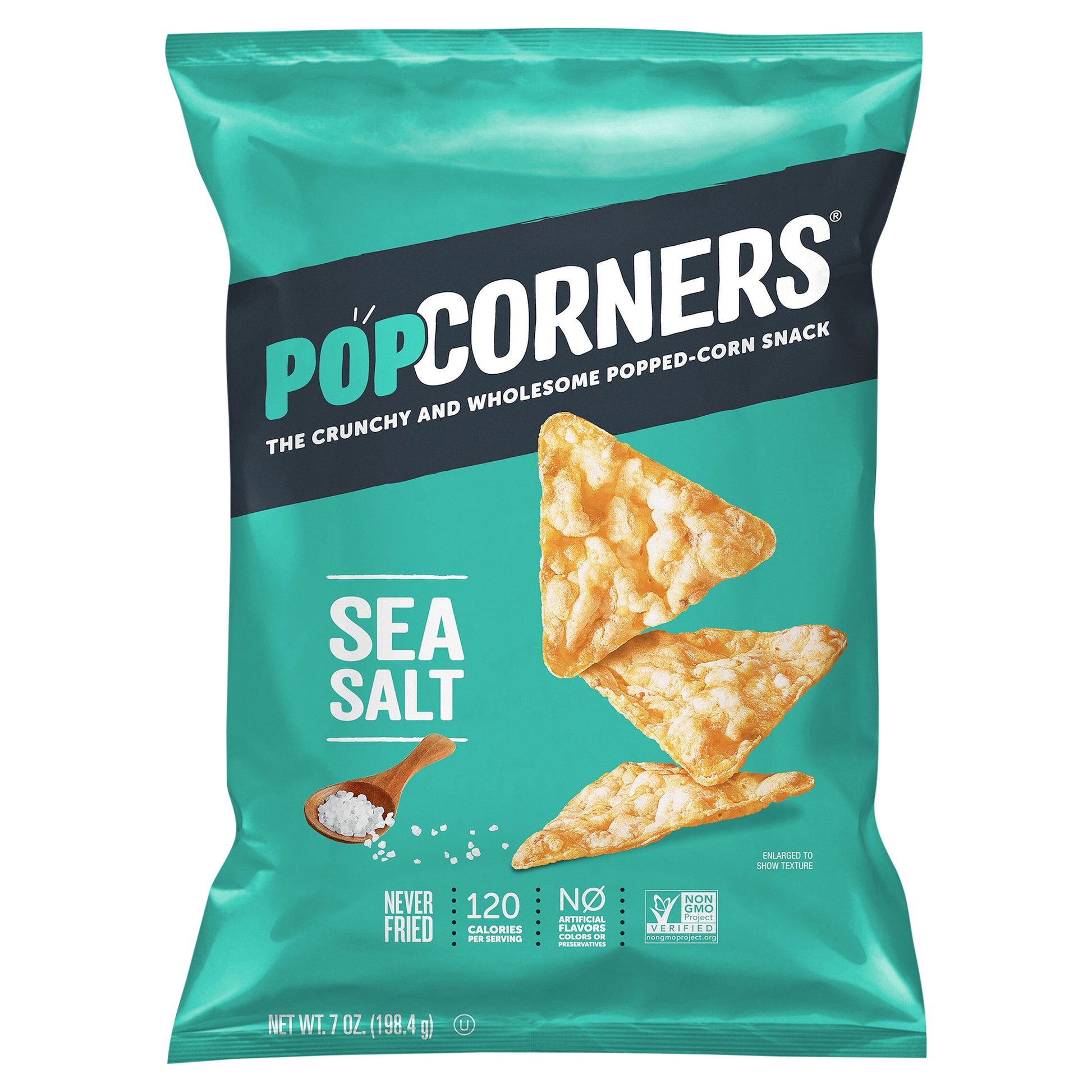 Popcorners Corn Chips Sea Salt 7 oz (Pack Of 12)