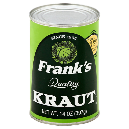Franks Sauerkraut Can 14 oz (Pack Of 24)