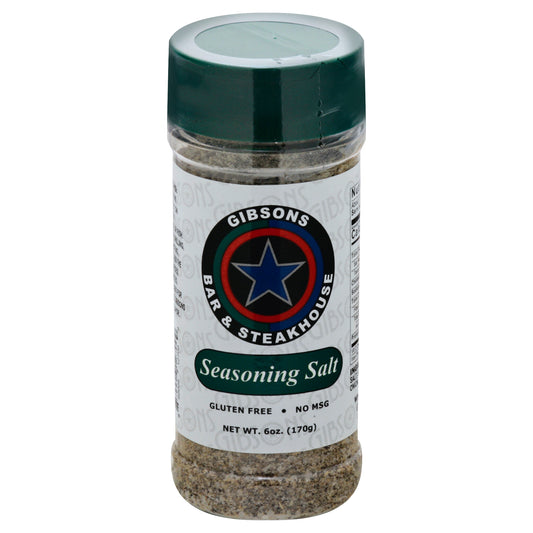 Gibsons Steakhouse Barbeque Se Seasoning Salt 6 Oz (Pack Of 12)