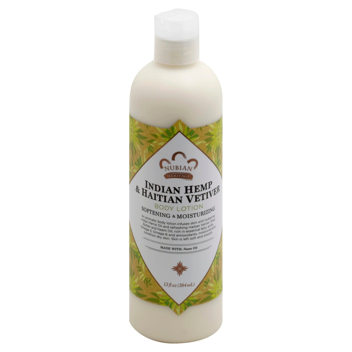 Nubian Heritage Lotion Body Hemp & Vetiver 13 Fl Oz (Pack of 3)