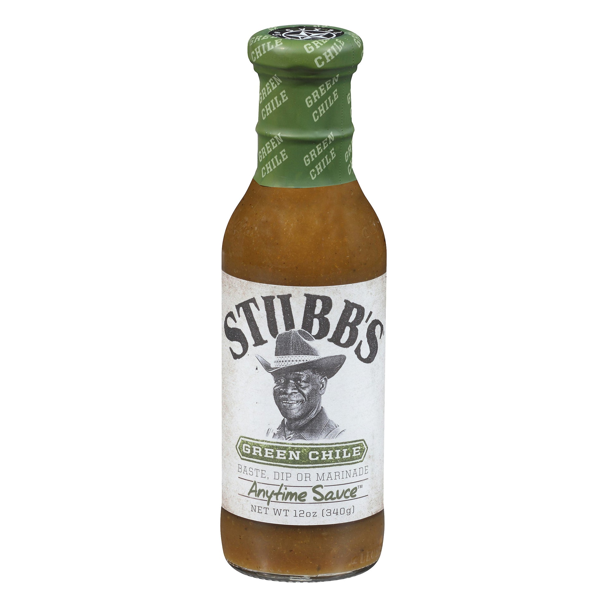 Stubbs Marinade Green Chile 12 oz (Pack of 6)