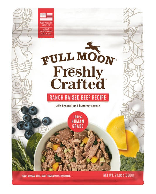 Full Moon Meal Dog Beef Frozen 1.5 Lb Pack of 6