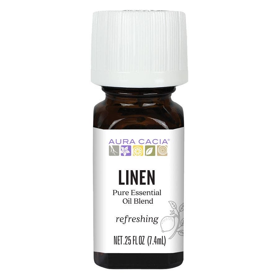AURA CACIA (Pack of 12) Aura Cacia Oil Essential Boxed Linen 0.25 Fl Oz
