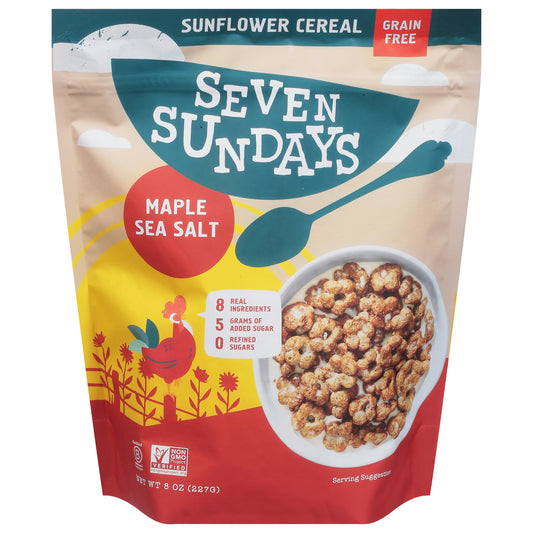 Seven Sundays Cereal Maple Sea Salt 8 Oz (Pack of 6)