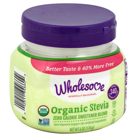 Wholesome Stevia Spoonable Jar Organic 6 Oz Pack of 6