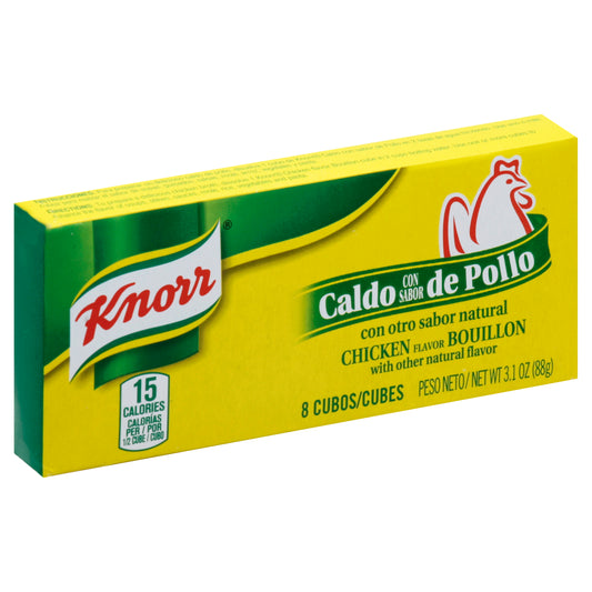 Knorr Bouillon Cube Chicken 3.1 oz (Pack Of 24)