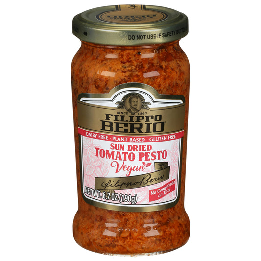 Filippo Berio Pesto Tomato Sun Dried 6.7 Oz Pack of 6