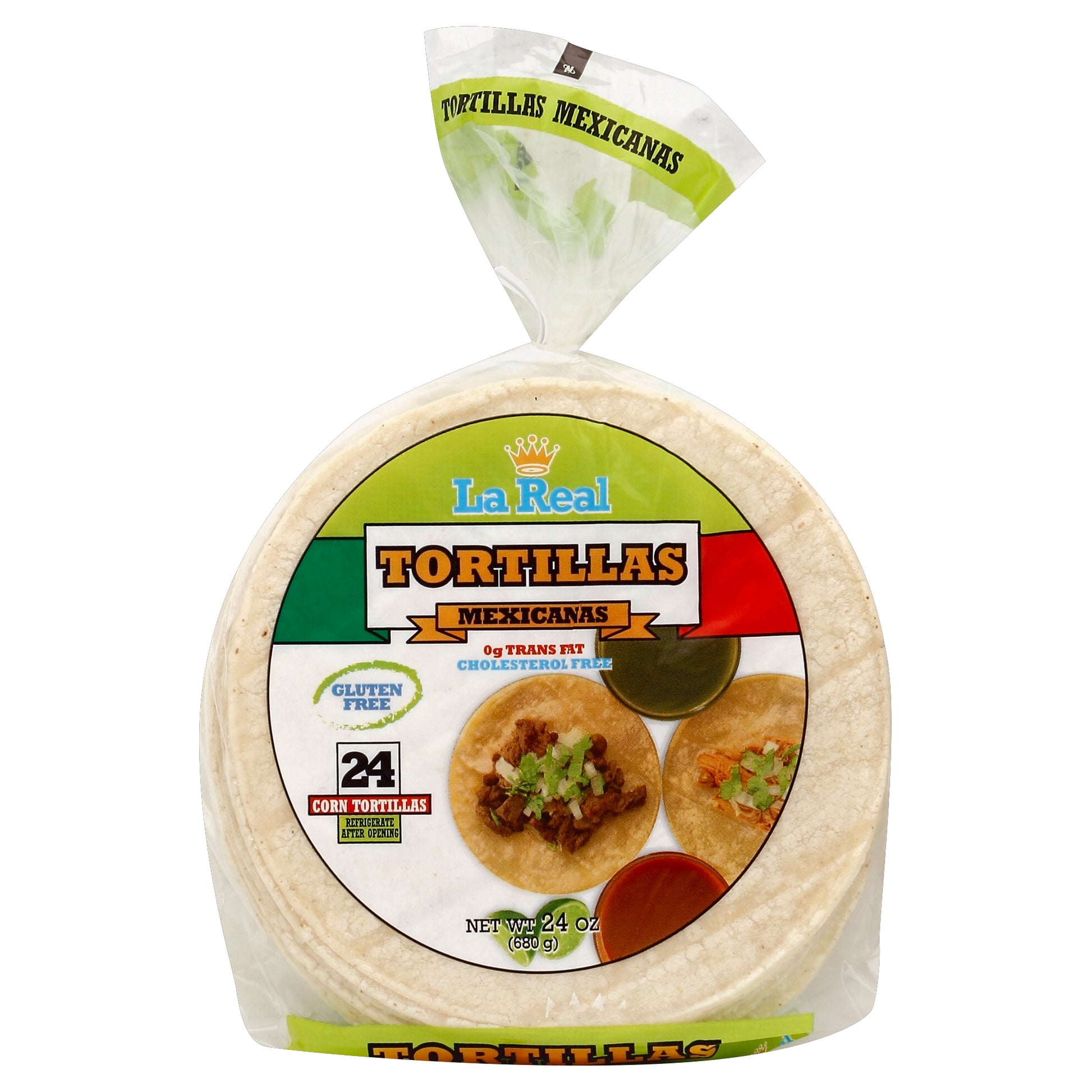 La Real Tortilla Corn Mexican 24 oz (Pack Of 12)