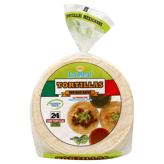 La Real Tortilla Corn Mexican 24 oz (Pack Of 12)
