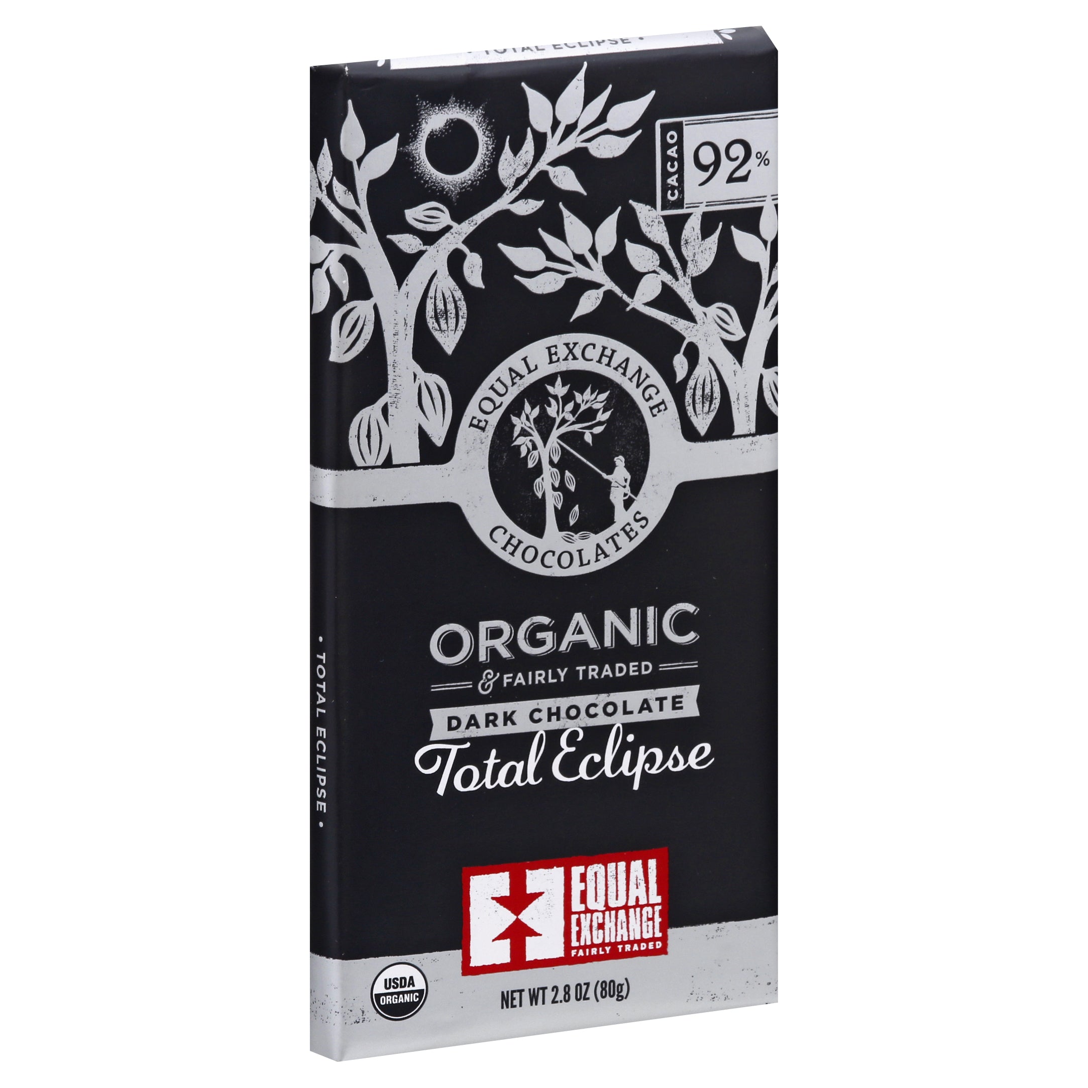 Equal Exchange Bar Dark Chocolate Total Eclipse Organic