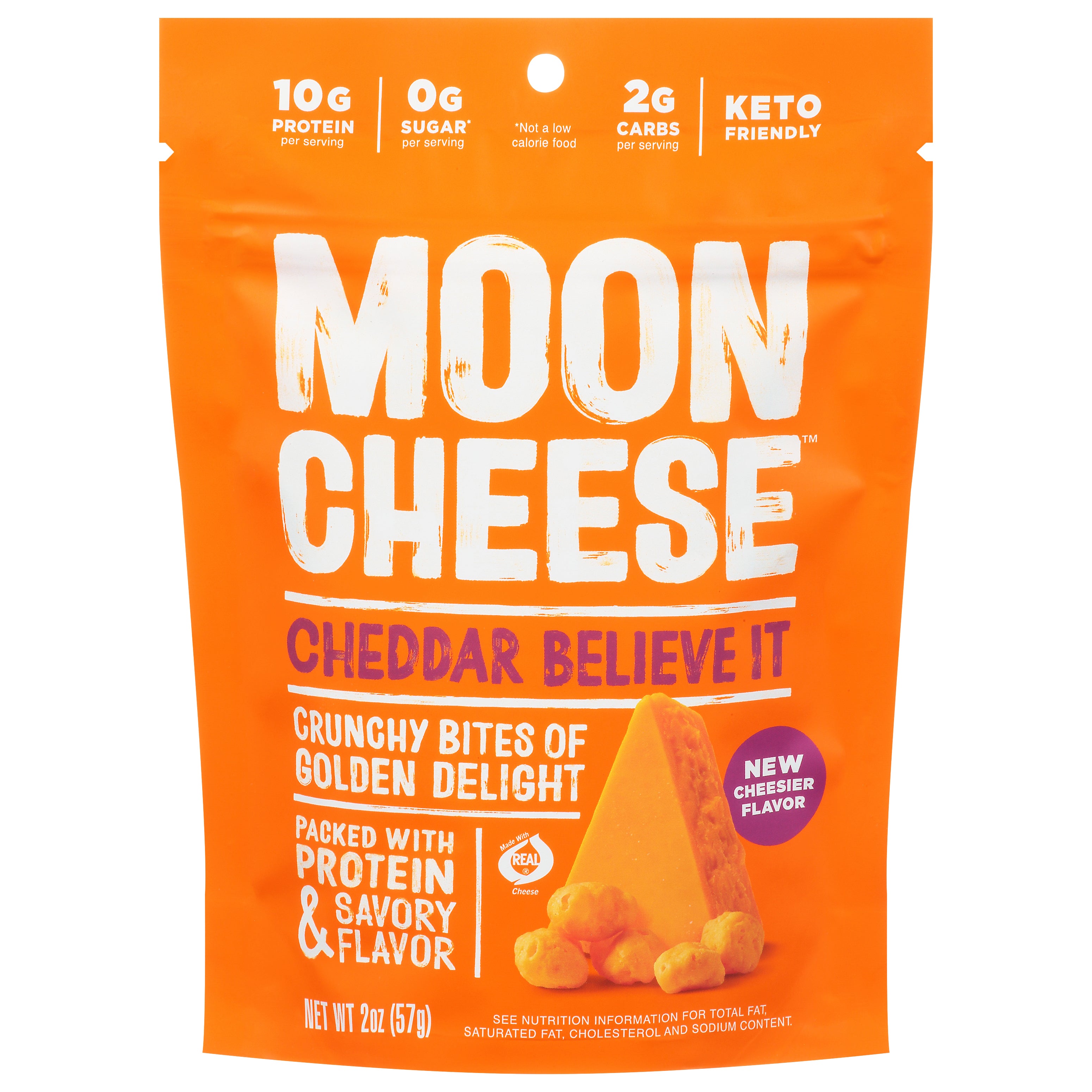 Moon Cheese Snack Cheddar