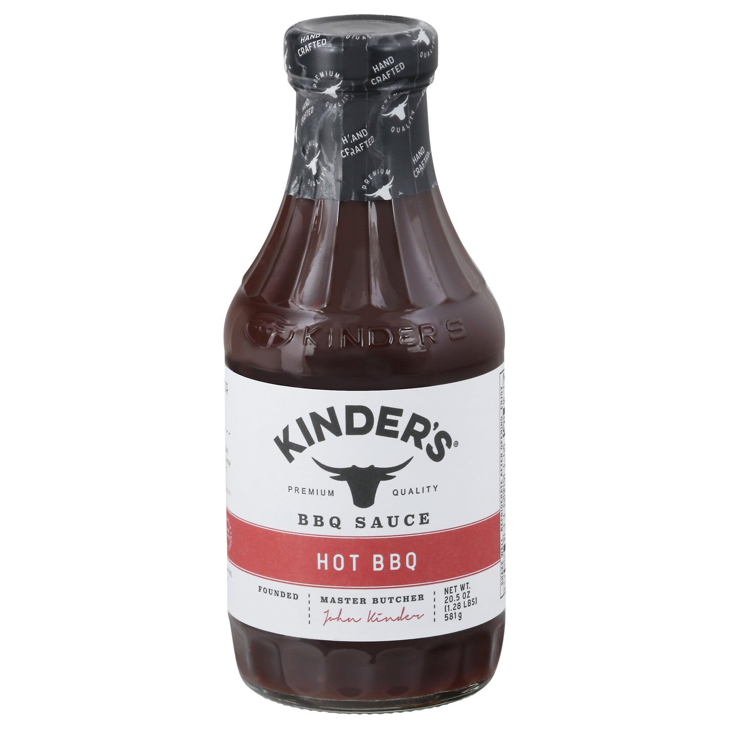 Kinders Sauce Barbeque Hot 20.5 oz (Pack Of 6)