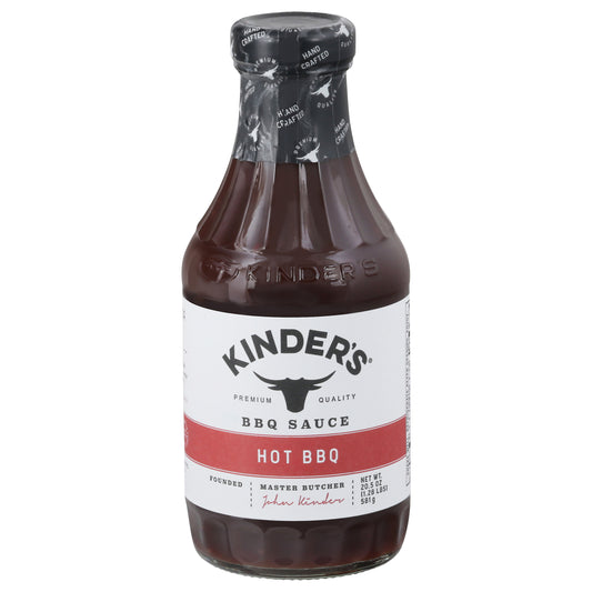 Kinders Sauce Barbeque Hot 20.5 oz (Pack Of 6)