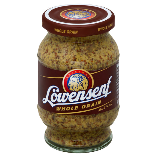 Lowensenf Mustard Whole Grain 8.8 Oz (Pack Of 6)