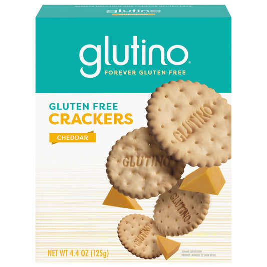 Glutino Cracker Cheddar Gluten Free Wf 4.4 oz (Pack Of 6)