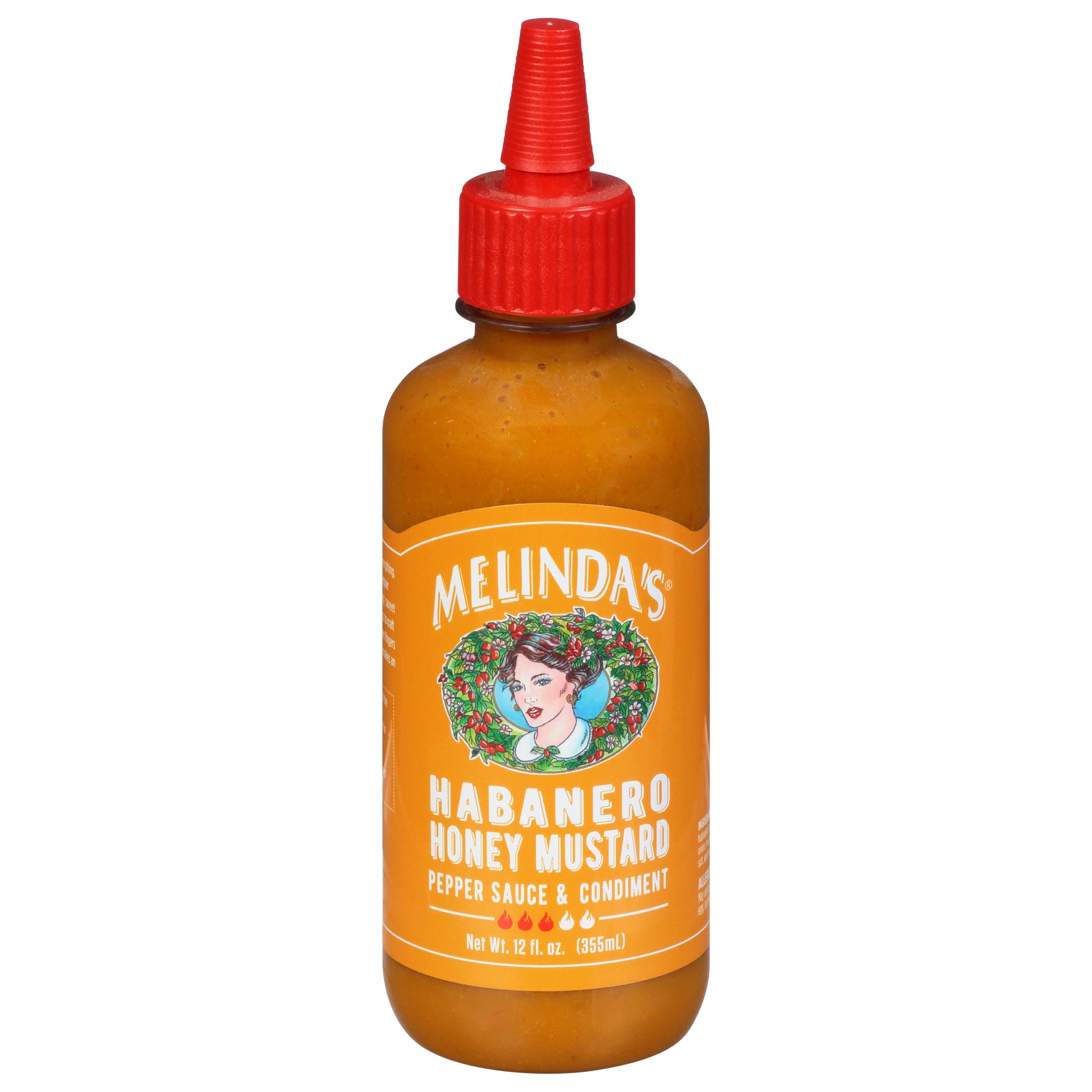 Melindas Sauce Habanero Honey Mustard 12 oz (Pack Of 6)