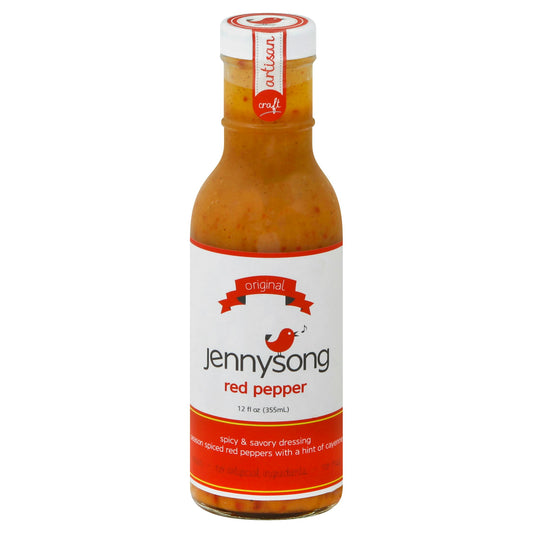Jennysong Dressing Red Pepper 12 Fo Pack of 6