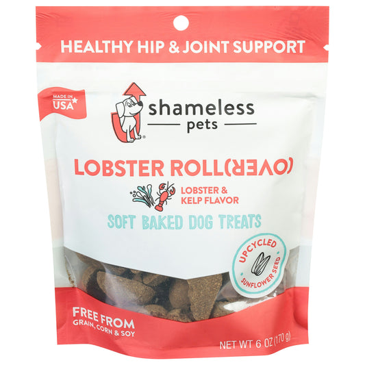 Shameless Pets Treat Dog Lobster Rollover 6 oz (Pack of 6)