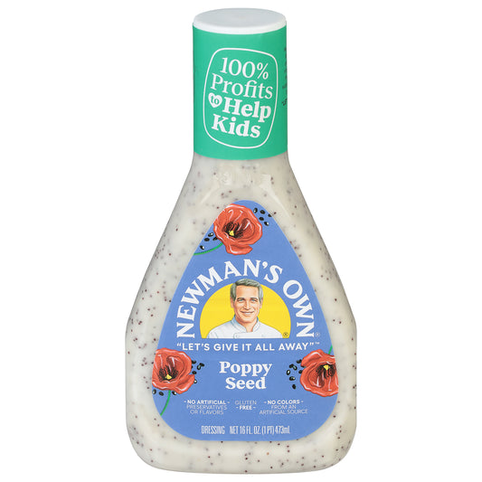 Newmans Own Dressing Poppy Seed 16 FO (Pack Of 6)
