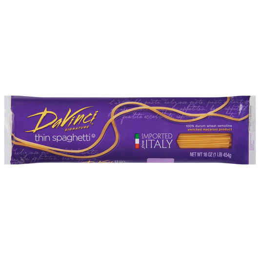 Davinci Pasta Spaghetti Thin 16 Oz (Pack Of 20)