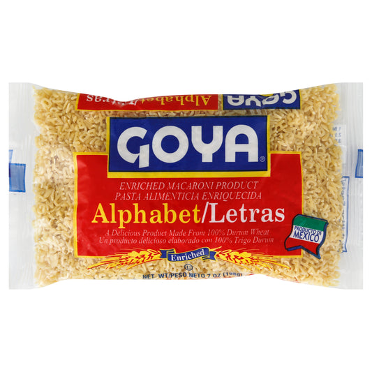 Goya Pasta Alphabet 7 Oz (Pack Of 20)