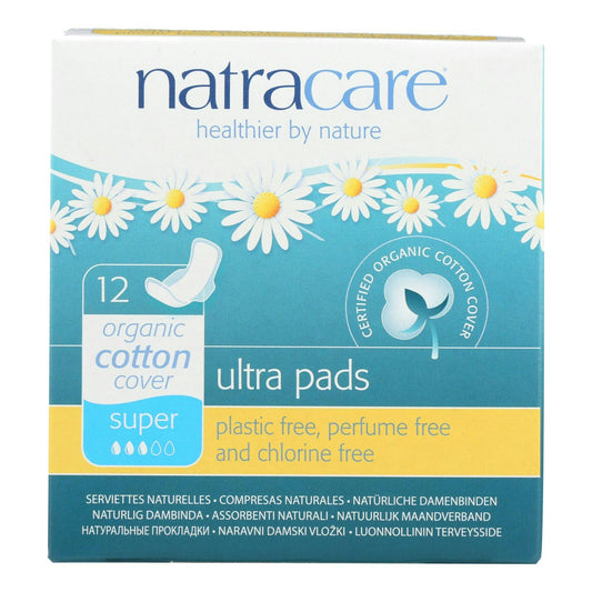 Natracare Organic & Natural Ultra Pads  - 12 Count (12 Packs Total)