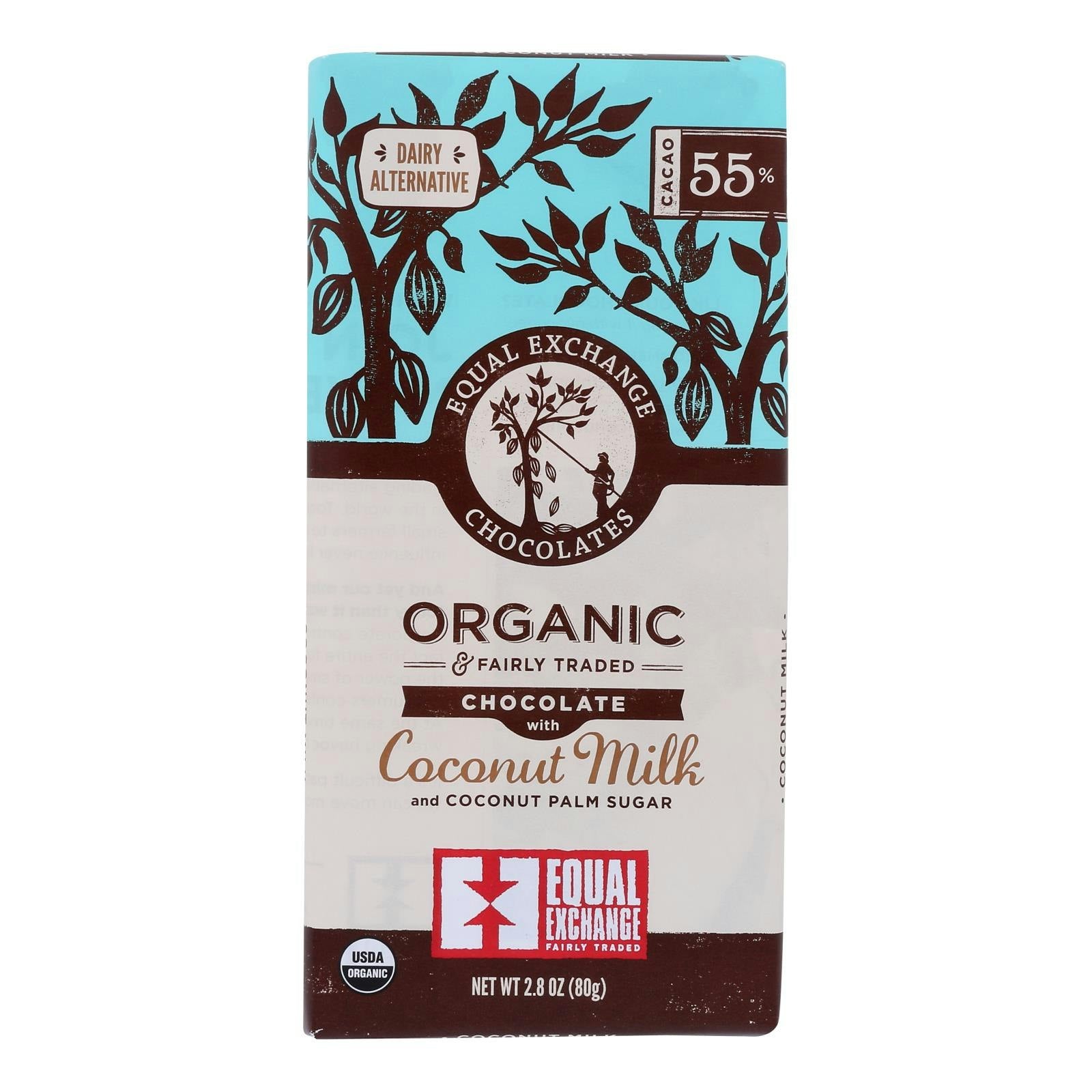 Equal Exchange Bar Dark Chocolate Coconut
